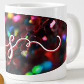 Dark Red Sparkling Jumbo-Tasse