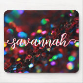 Dark Red Sparkling Mousepad (Vorne)