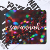 Dark Red Sparkling Mousepad