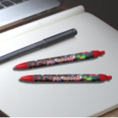 Dark Red Sparkling Pen Kugelschreiber