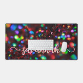 Dark Red Sparkling Schreibtischunterlage (Tastatur & Maus)