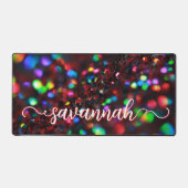 Dark Red Sparkling Schreibtischunterlage (Vorderseite)