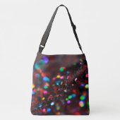 Dark Red Sparkling Tragetaschen Mit Langen Trägern (Rückseite)