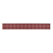 Dark Red Tartan Plaid Ripsband (Vorderseite)