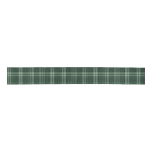 Dark Red Tartan Plaid Ripsband (Vorderseite)