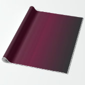 Dark Red to Black Ombre Pattern Geschenkpapier (Ungerollt)