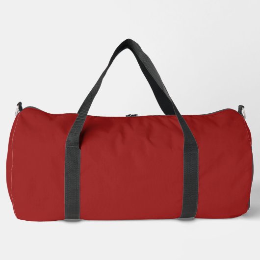 Dark Red Travel Gym Weekend Duffle Bag (Vorderseite)