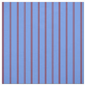 Dark Red und Cornflower Blue Lines Stoff (Muster)