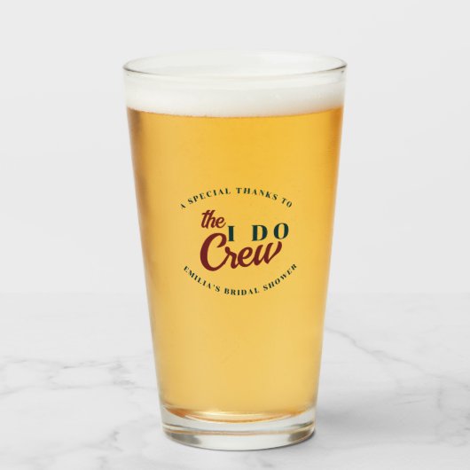 Dark Rich floral Theme Brautparty Glas (Vorne (Gefüllt))