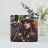 Dark Rider Steampunk Viktorianisch Lady (Stehend Vorderseite)