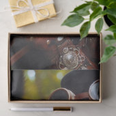 Dark Rider Steampunk Viktorianisch Lady Decoupage Seidenpapier (Geschenk)