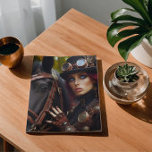 Dark Rider Steampunk Viktorianisch Lady Decoupage Seidenpapier