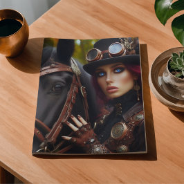 Dark Rider Steampunk Viktorianisch Lady Decoupage Seidenpapier