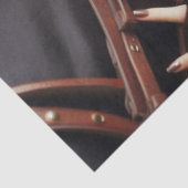 Dark Rider Steampunk Viktorianisch Lady Decoupage Seidenpapier (Detail)