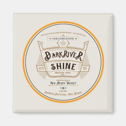 Dark River Shine Sunshine Vicram Magnet (Vorne)
