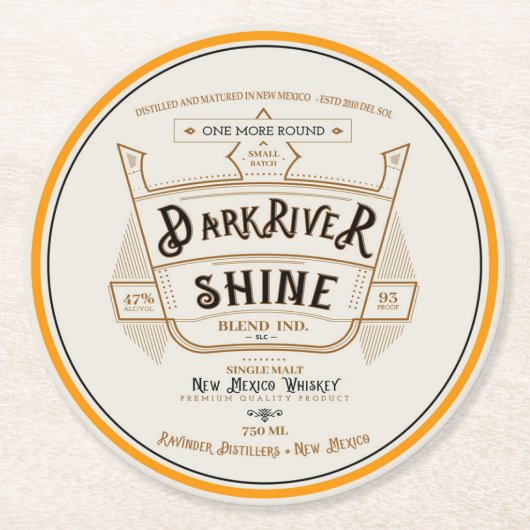 Dark River Shine Sunshine Vicram Untersetzer (Vorderseite)
