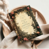 Dark Romance Art Nouveau Wedding Save The Date