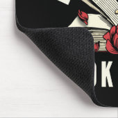 Dark Romance Buchclub Rotes Blumenmuster Mousepad (Ecke)