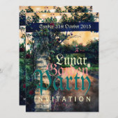 Dark Romance Garden Party Einladungen (Vorne/Hinten)