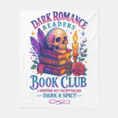 Dark Romance Leser... Fleecedecke (Vorderseite)