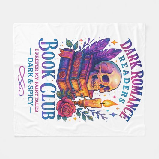 Dark Romance Leser... Fleecedecke (Vorderseite (Horizontal))