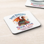 Dark Romance Leser... Getränkeuntersetzer (Linke Seite)