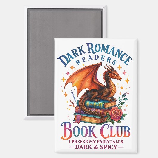 Dark Romance Leser... Magnet (Vorderseite/Rückseite)