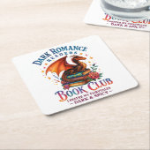 Dark Romance Leser... Rechteckiger Pappuntersetzer (angewinkelt)