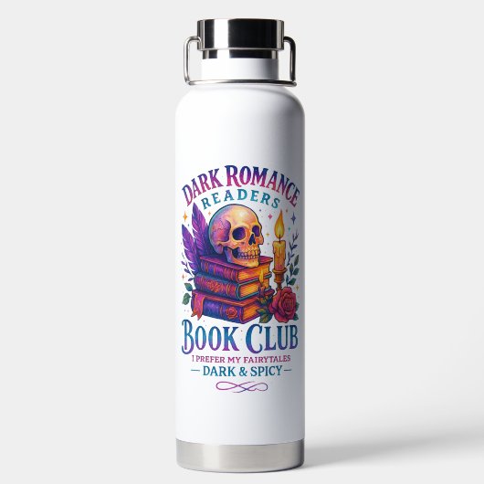 Dark Romance Leser... Trinkflasche (Rückseite)