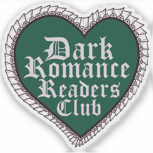 Dark Romance Leserclub Aufkleber (Vorderseite)