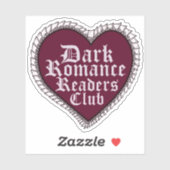 Dark Romance Leserclub Aufkleber (Blatt)