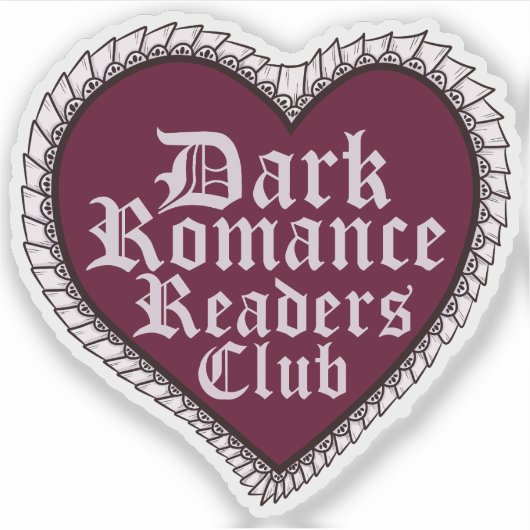 Dark Romance Leserclub Aufkleber (Vorderseite)
