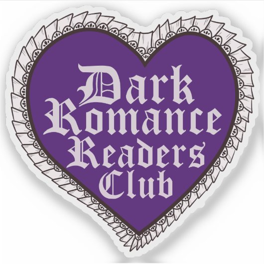 Dark Romance Leserclub Aufkleber (Vorderseite)