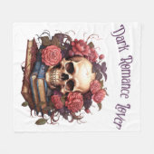 Dark Romance Lover Fleecedecke (Vorderseite (Horizontal))