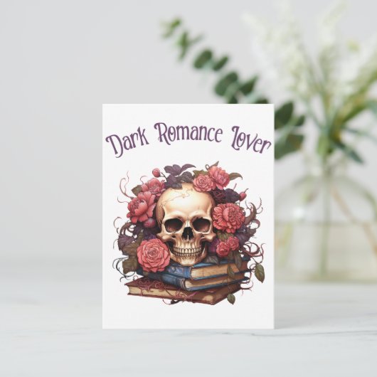 Dark Romance Lover Postkarte (Stehend Vorderseite)