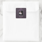 Dark Romance Quadratischer Aufkleber (Tasche)