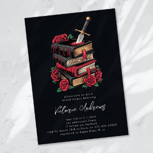 Dark Romance Romantacy Bookmark Brautparty Einladung