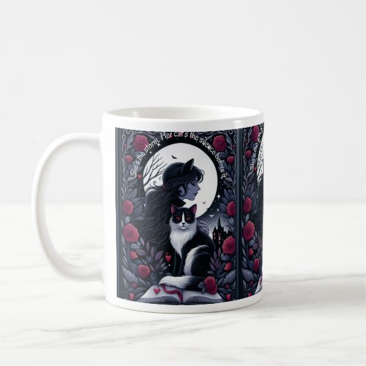 Dark Romance : Sie ist der Sturm Kaffeetasse (Links)