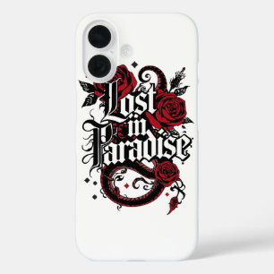 Dark Romance Tattoo Style Zitat iPhone 16 Hülle