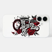 Dark Romance Tattoo Style Zitat Case-Mate iPhone Hülle (Rückseite (Horizontal))
