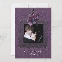 Dark Romance Wedding Einladung