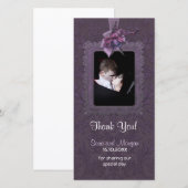 Dark Romance Wedding Vielen Dank Dankeskarte (Vorne/Hinten)