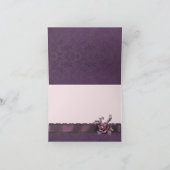 Dark Romance Wedding - Vielen Dank Dankeskarte (Innenseite)