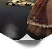  Dark Romantic Crow Motif Poster (Ecke)