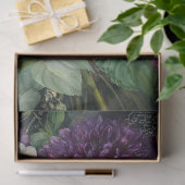 Dark Romantic Floral Bouquet Decoupage Seidenpapier (Geschenk)