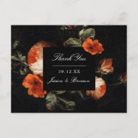 Dark Romantic Floral Rose Dutch Wedding Vielen Dan