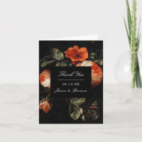 Dark Romantic Floral Rose Holländische Master Wedd