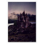 Dark Romantic Gothic Castle Tischnummer (Rückseite)