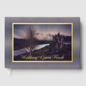 Dark Romantic Gothic Castle Wedding Gästebuch (Vorderseite)