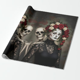 Dark Romantic Gothic Design Geschenkpapier